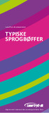 LaserTryk.dk præsenterer. Typiske sprogbøffer. Udgivet med tilladelse af den oprindelige forfatter, Telia