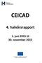 CEICAD. 4. halvårsrapport