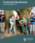 Rudersdal Musikskole. Virksomhedsplan 2013
