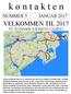 k o n t a k t e VELKOMMEN TIL 2017 NU KOMMER NÆSSETS CAMINO NUMMER 5 JANUAR 2017