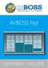 AirBOSS Nyt Nyhedsbrev - Maj 2016