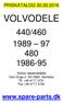 VOLVODELE 440/ PRISKATALOG