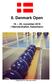 8. Danmark Open november 2016 i Nørrebrohallen, København