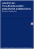 HANDICAP- TILGÆNGELIGHED I JOBCENTER KØBENHAVN ENDELIG RAPPORT