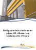 Boligadministrationens pjece til vikarer og fastansatte i Nuuk