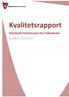 Kvalitetsrapport Hørsholm Kommunes fire folkeskoler