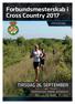 Forbundsmesterskab i Cross Country 2017