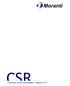 CSR Corporate Social Responsi bility - Rapport 2017
