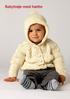 Babytrøje med hætte Sværhedsgrad: