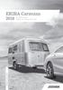 ERIBA Caravans 2018 Prisinformation. gælder for levering ERIBA Caravans 2018