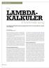 LAMBDA- KALKULER. Fra. til funktionelle sprog