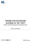 Katalog med prioriterede processer pr Projekt: Automatisering af manuelle processer