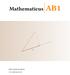 Mathematicus AB1. # a # b. # a # b. Mike Vandal Auerbach.