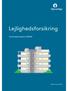 Lejlighedsforsikring. Forsikringsbetingelser