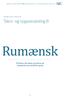 Rumænsk. Tekst- og opgavesamling B. Til elever, der læser og skriver på rumænsk som stærkeste sprog. Afdækning af litteracitet