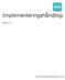 Implementeringshåndbog