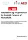 Installations og brugermanual for Android - brugere af Akutudkald.