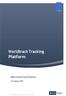 Worldtrack Tracking Platform BRUGERVEJLEDNING Version 2.01