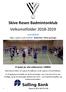 Skive Resen Badmintonklub Velkomstfolder