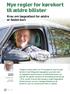 Nye regler for kørekort til ældre bilister