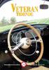 VETERAN TIDENDE Medlemsblad for Dansk Veteranbil Klub 58. årgang - januar VT nummer 463