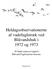 Heldagsobservationerne af vadefugletræk ved Blåvandshuk i 1972 og Et hidtil uskrevet kapitel i Blåvand Fuglestations historie.