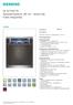 SX 677X01TE Opvaskemaskine, 60 cm - ekstra høj Fuldt integrerbar