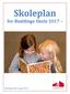 Skoleplan for Buddinge Skole 2017