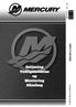 2016, Mercury Marine. Betjening Vedligeholdelse og Montering Håndbog. 6/8/9.8/9.9 2-takts