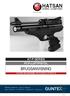 BRUGSANVISNING AT-P-SERIEN PCP-LUFTPISTOL LÆS DENNE BRUGSANVISNING, FØR DU BRUGER LUFTPISTOLEN. Side 1