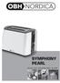 SYMPHONY PEARL. Electronic toaster - Christian Bjørn Design - type 2698