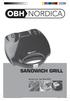 SANDWICH GRILL. Sandwich grill - type 6940/ sandwich grill new safety.indd :14:06