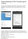 Brugervejledning til Flexi Presentity-app til Android