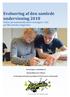 Evaluering af den samlede undervisning 2018 Fokus på matematikundervisningen i 9.kl. på Efterskolen Solgården