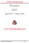 Protokol April 2017 Marts 2018 CUK-FREDERIKSSUND. Protokol 2017/18- CUK-Frederikssund Side 1