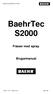 BaehrTec S2000 Fræser med spray Brugermanual