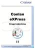 Conlan express. Brugervejledning. UserHandbookv.1 DANaug11