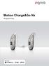 Motion Charge&Go Nx. Brugsanvisning. Hearing Systems