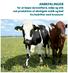 ANBEFALINGER for at højne dyrevelfærd, miljø og etik ved produktion af økologisk mælk og kød fra bedrifter med kreaturer