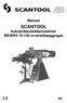 Manual SCANTOOL Industribåndslibemaskiner BR/BRX m/rørslibeaggregat