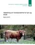 Vejledning om handyrpræmie for tyre og stude. Marts 2010