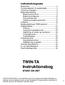 TWIN-TA Instruktionsbog DK-90/7