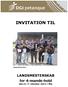 INVITATION TIL. Vinderhold LANDSMESTERSKAB for 4-mands-hold den oktober 2012 i Åle