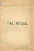 TH. NISS. Fri Udstillings Lokaler. Tirsdag d. 7. November 1905, Fm. Kl. \V\2.