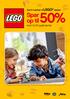 Saml mærker til LEGO æsker 50% Spar. op til med guldmærker
