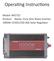Opera Ins. Model: MI5722 Product Name: Pure Sine Wave Inverter 1000W 12VDC/230 30A Solar Regulator