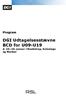 Program. DGI Udtagelsesstævne BCD for U09-U19 d januar i Knabstrup, Svinninge og Mørkøv