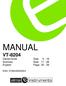 MANUAL VT-8204 Dansk/norsk Side 5-16 Svenska Sida English Page 30-39