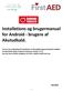 Installations og brugermanual for Android - brugere af Akutudkald.
